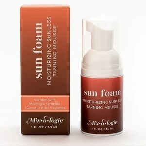 Mixologie Sun Foam Tanning Mousse Travel Size Sunless Self Tanner